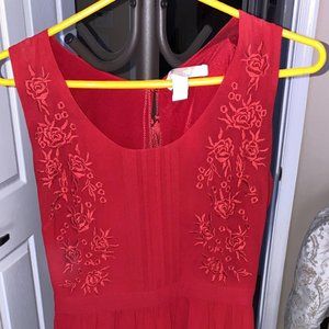 RED MAXI PARTY DRESS SIZE SMALL **SHIPPED WITHIN SAME DAY**